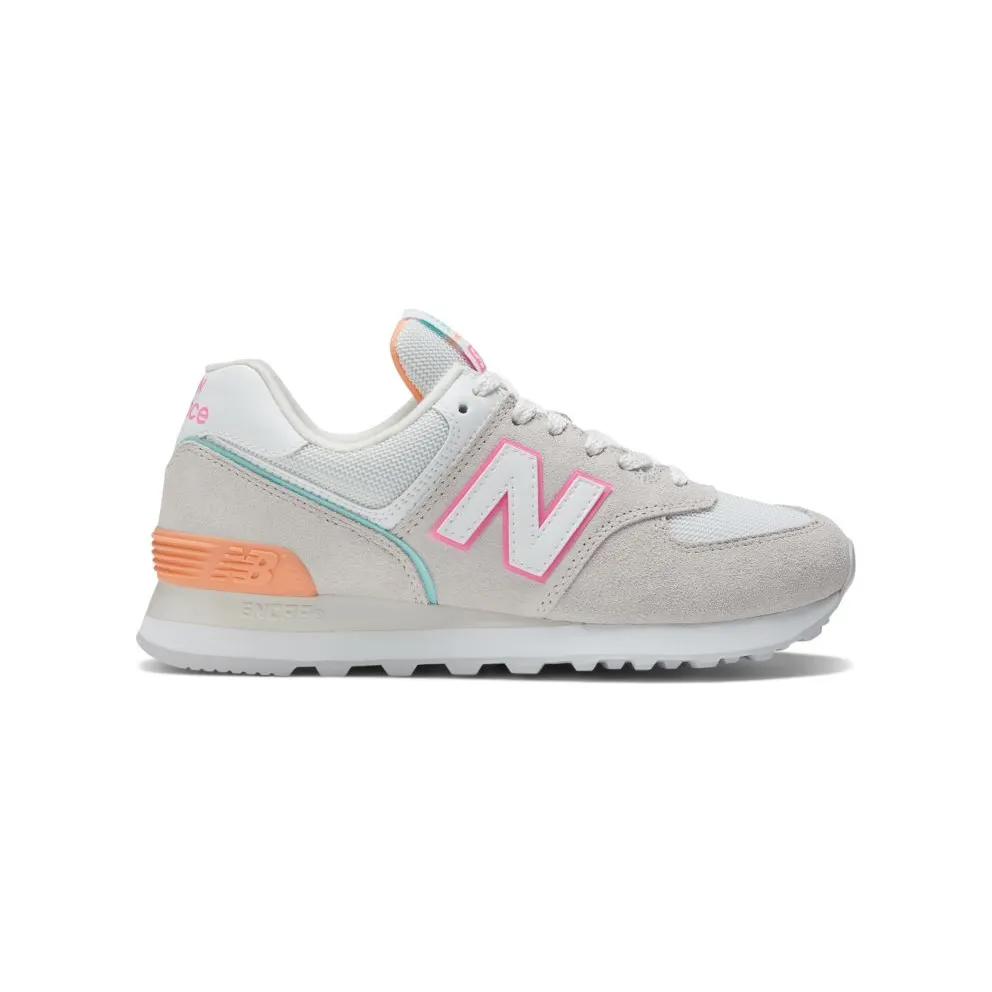 New Balance 574 Grau/Orange (WL574CJ2)