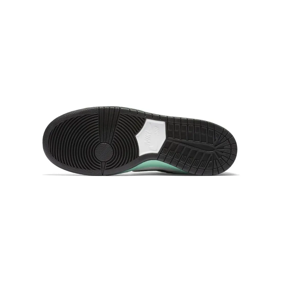 Nike Dunk SB Low Sea Crystal Green Glow-Summit White/Black (819674-301)