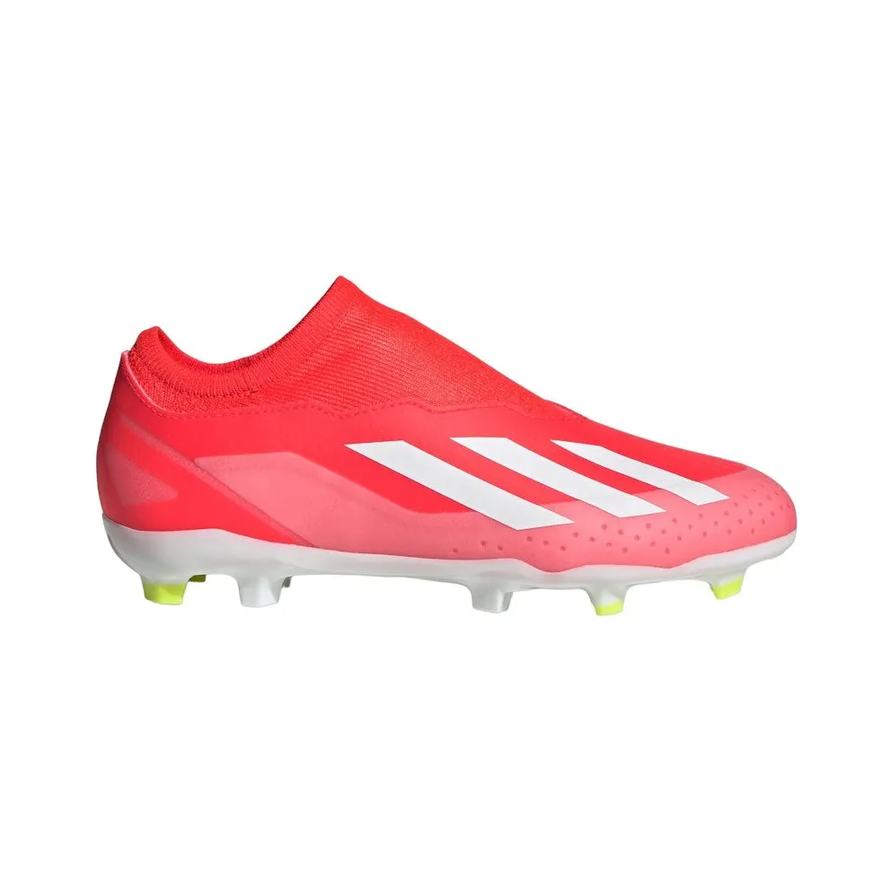 adidas Crazyfast League Laceless FG Solar Red Cloud White Team Solar Yellow (IF0688)