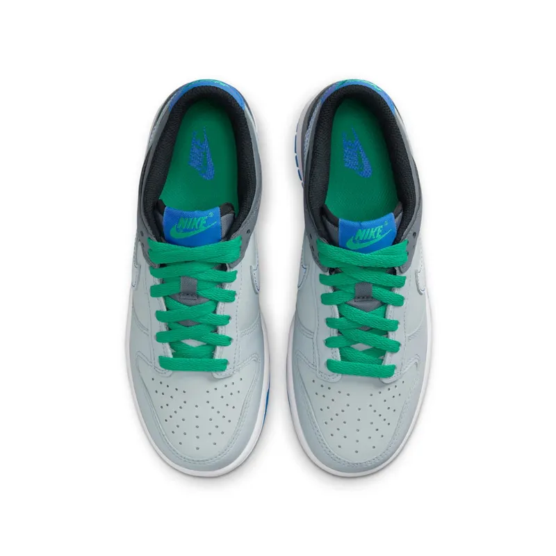 Nike DUNK LOW Grade School “PURE PLATINUM PHOTO BLUE” (DH9765-004)