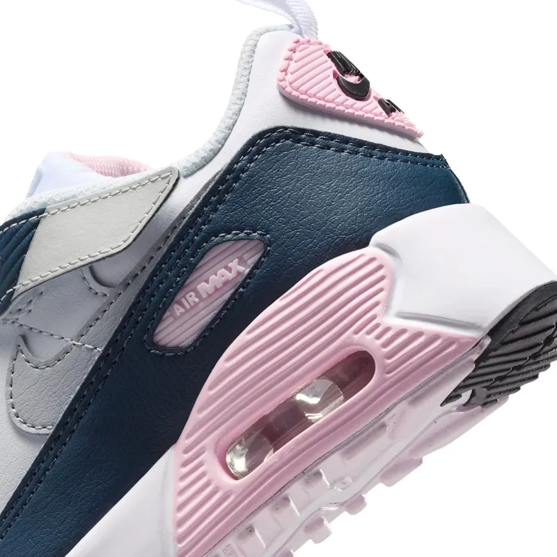 Nike Air Max 90 White / Pink Foam / Armory Navy (IH1417-134)