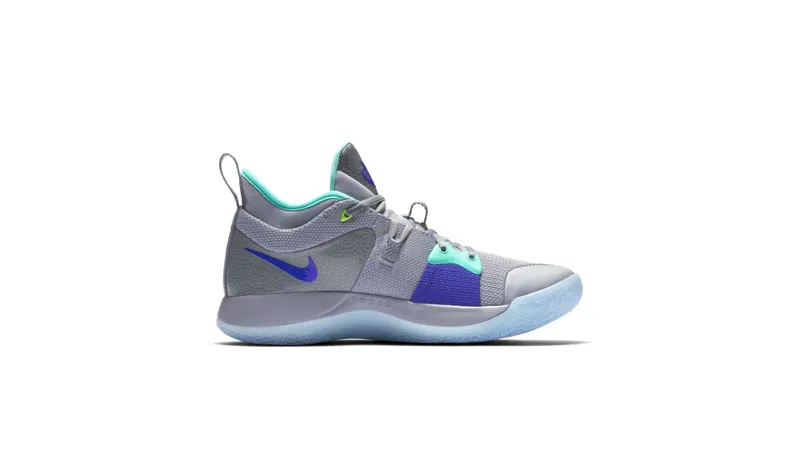 Nike PG 2 Pure Platinum Pure Platinum/Neo Turquoise-Wolf Grey (AJ2039 002)