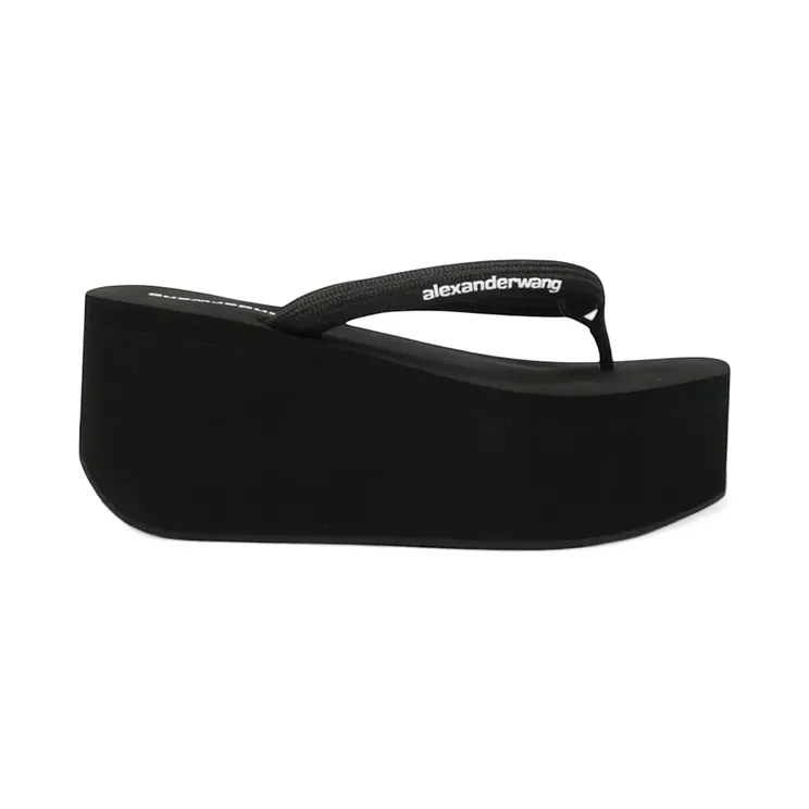 Alexander Wang Jenna Thong Platform Sandals Black (30326S024-001)