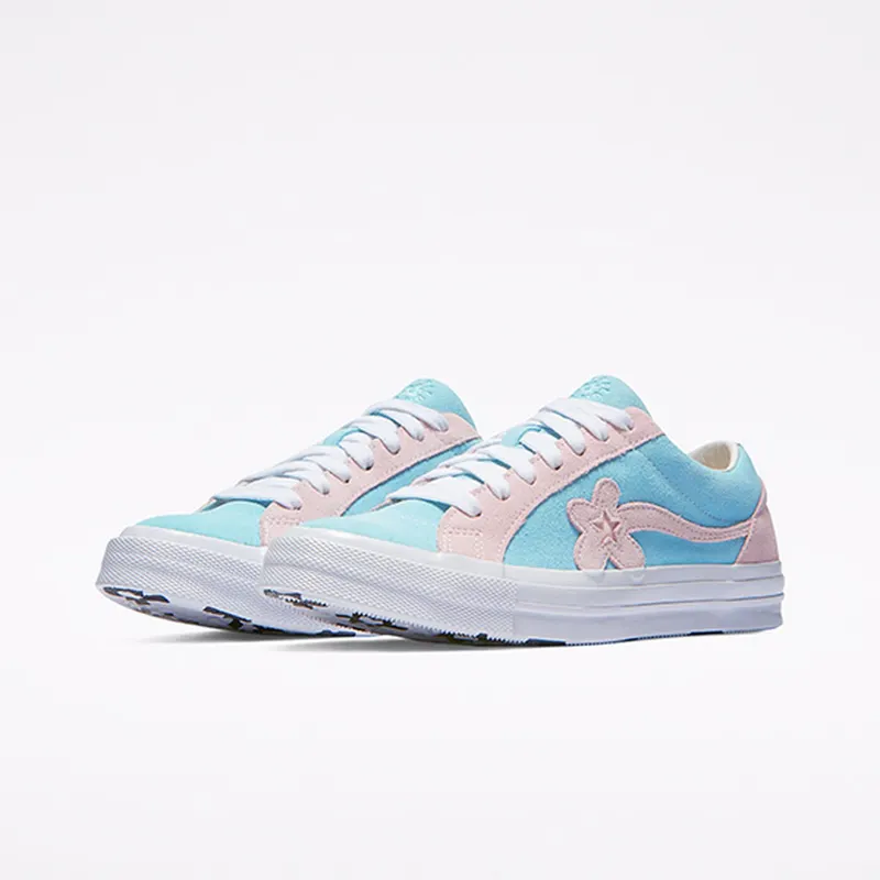 Converse One Star Ox Tyler the Creator Golf Le Fleur Light Blue Pink Plume/Pink Marshmallow-White (162127C)