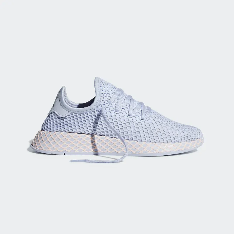 adidas Deerupt Aero Blue Clear Orange (W) Aero Blue/Aero Blue/Clear Orange (B37878)