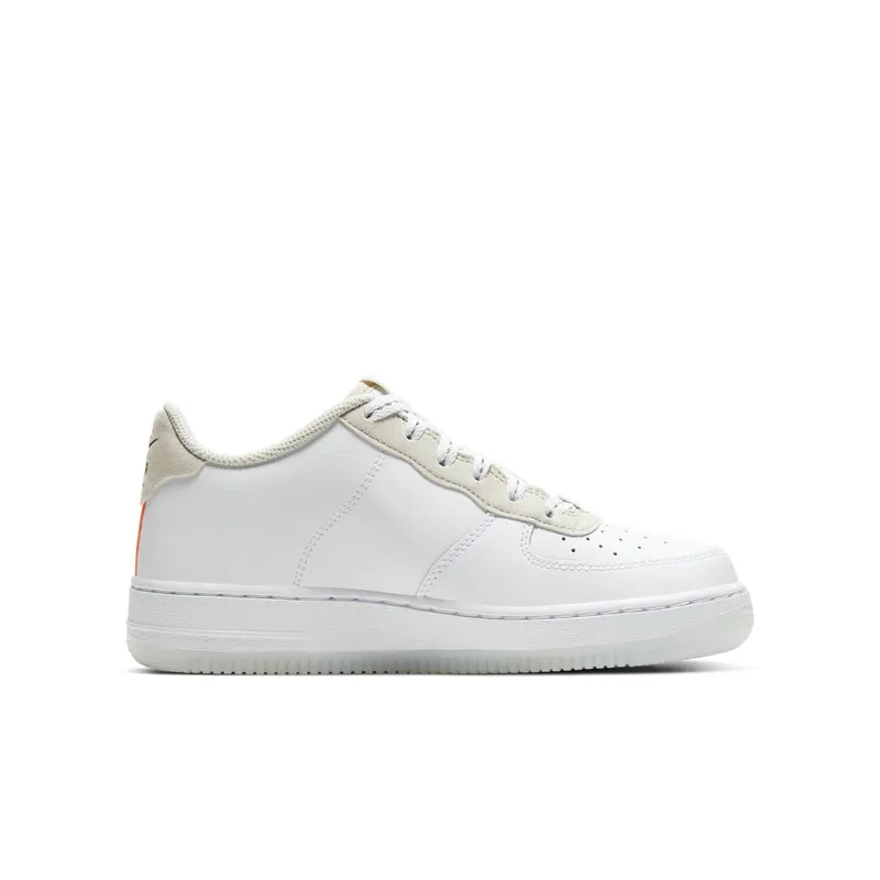 Nike Air Force 1 White Total Orange (GS) White/Summit White/Black (CD7409-100)