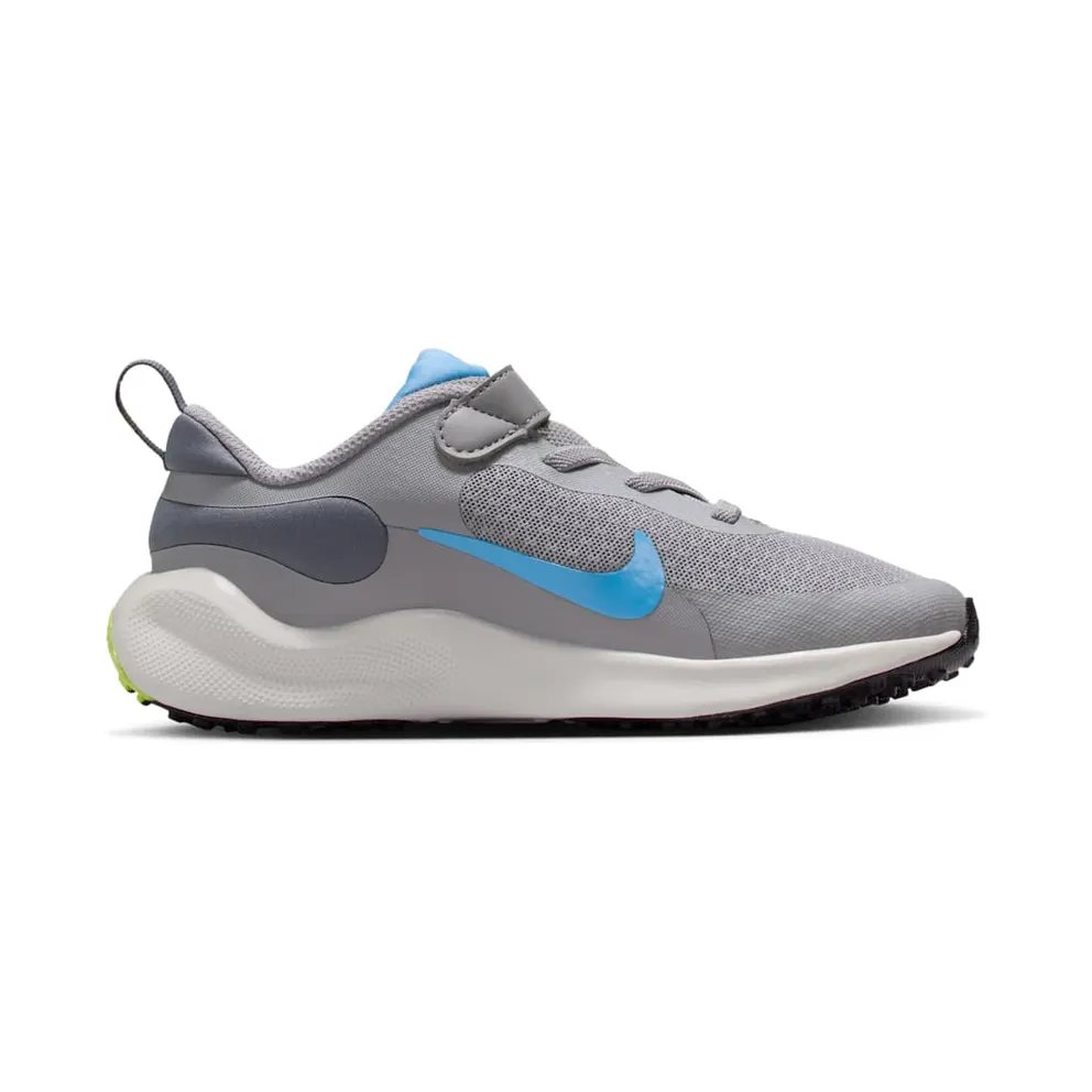 Nike Revolution 7 Cement Grey Light Carbon Volt University Blue (FB7690-009)
