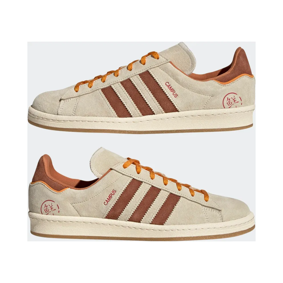 Adidas Campus 80s Cream White / Auburn / Eqt Orange (GY4589)