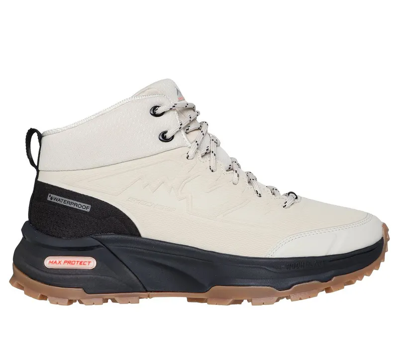 Skechers Waterproof: Max Protect Legacy Weekend Getaway “Natuurlijk / Black (180203 Ntbk)” (180203NTBK)
