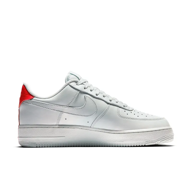 Nike Air Force 1 Low Split Grey Red Barely Grey/Habanero Red (905345-005)