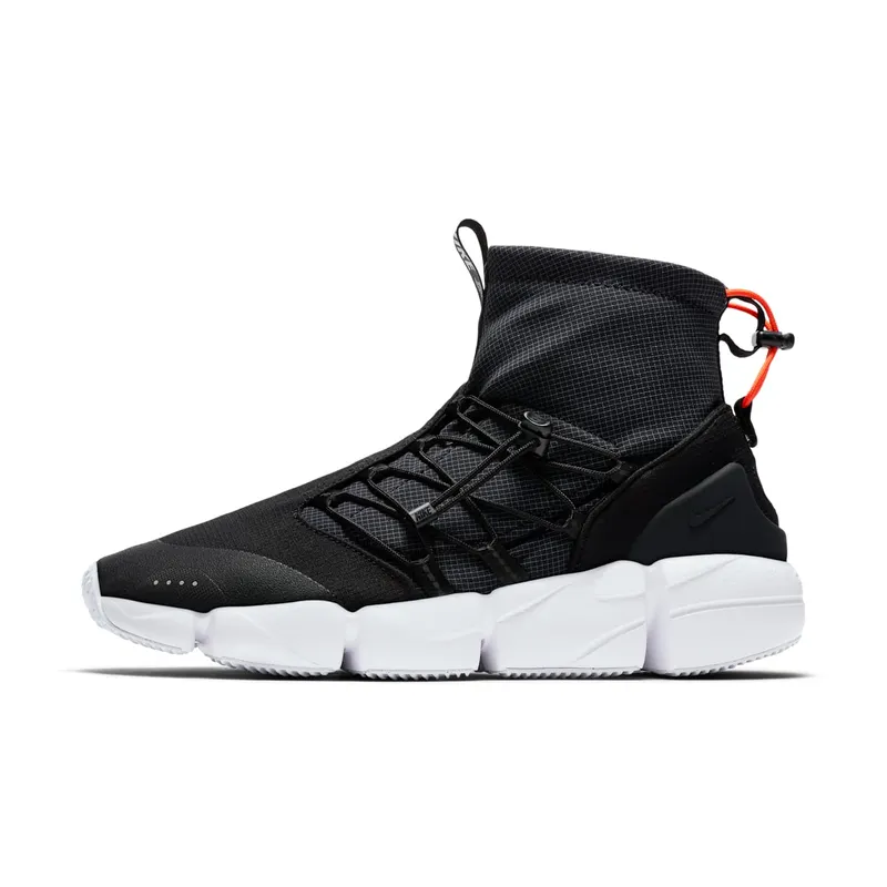 Nike Air Footscape Mid Utility DM Black Safety Orange (AH8689-001)