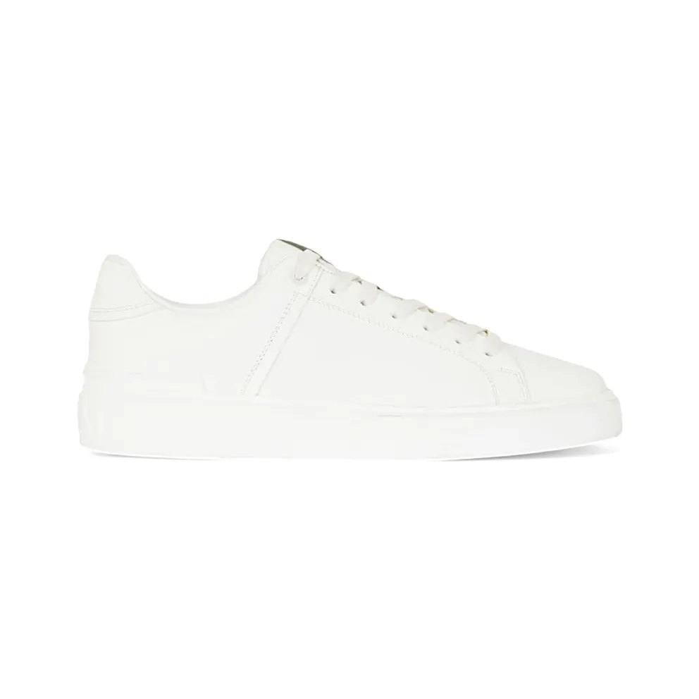 Balmain B-Court Trainers White Calfskin Leather (GM1VI288LVTR)