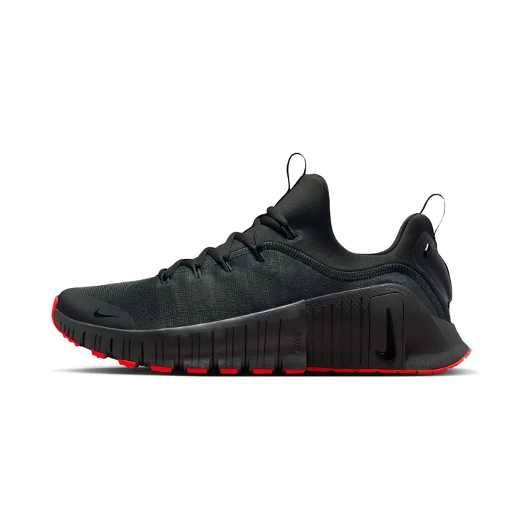 Nike Free Metcon 6 “Dark Smoke Grey / Bright Crimson / Black” (FJ7127-008)