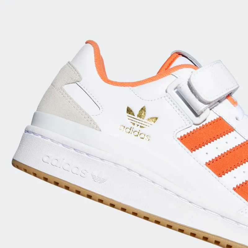 adidas Forum Low Cloud White / True Orange / Gum (GY2647)