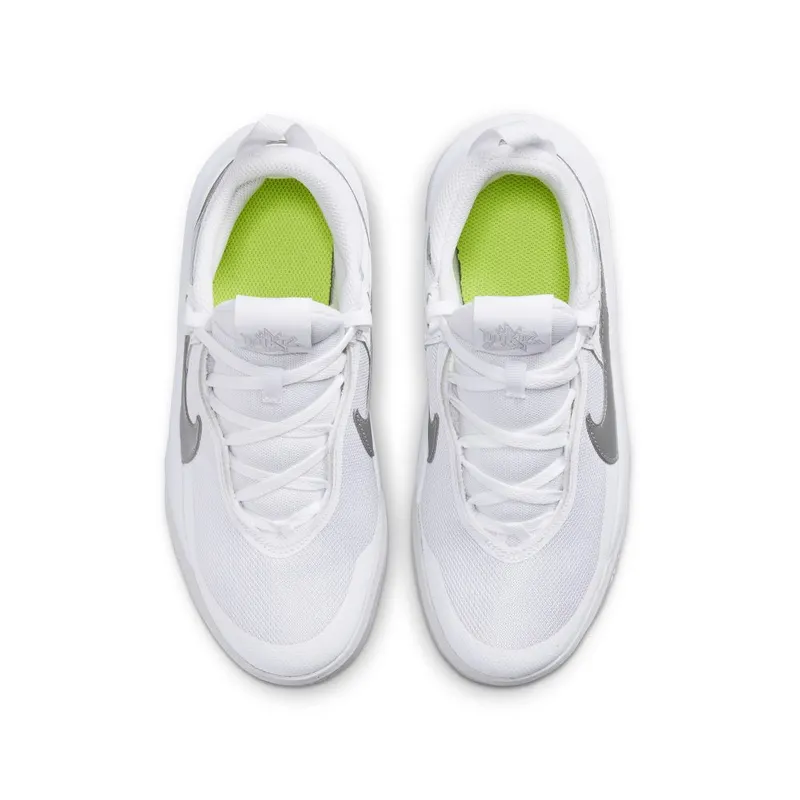 Nike Team Hustle D 10 Older Kids’ Basketball White (CW6735-100)