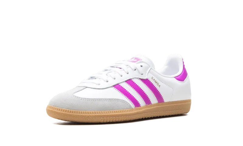 Adidas Samba OG GS “White Purple” (IH2873)