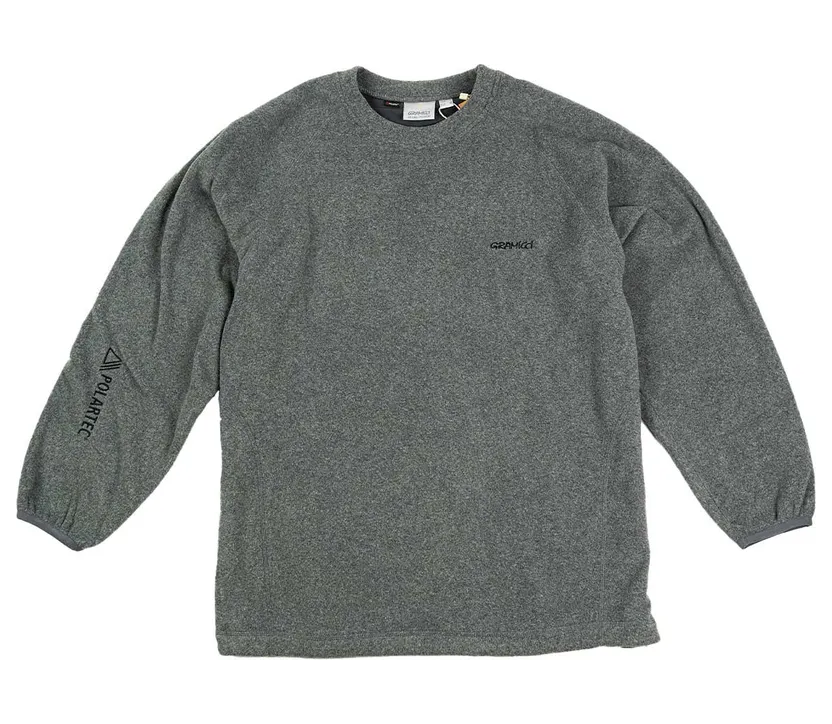 Gramicci – Polartec Crew – Sweatshirt-Crewneck (G3FU-J039-heather-grey)