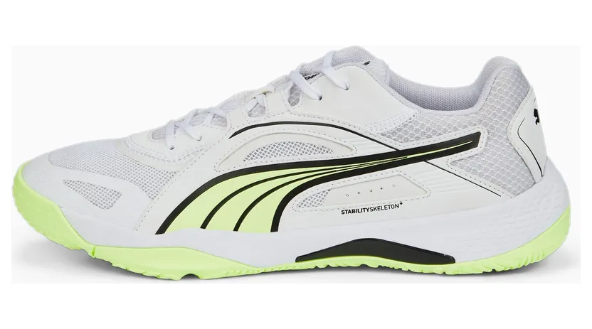Puma Solarstrike II indoorsportschoenen Wit/Zwart (106881-02)