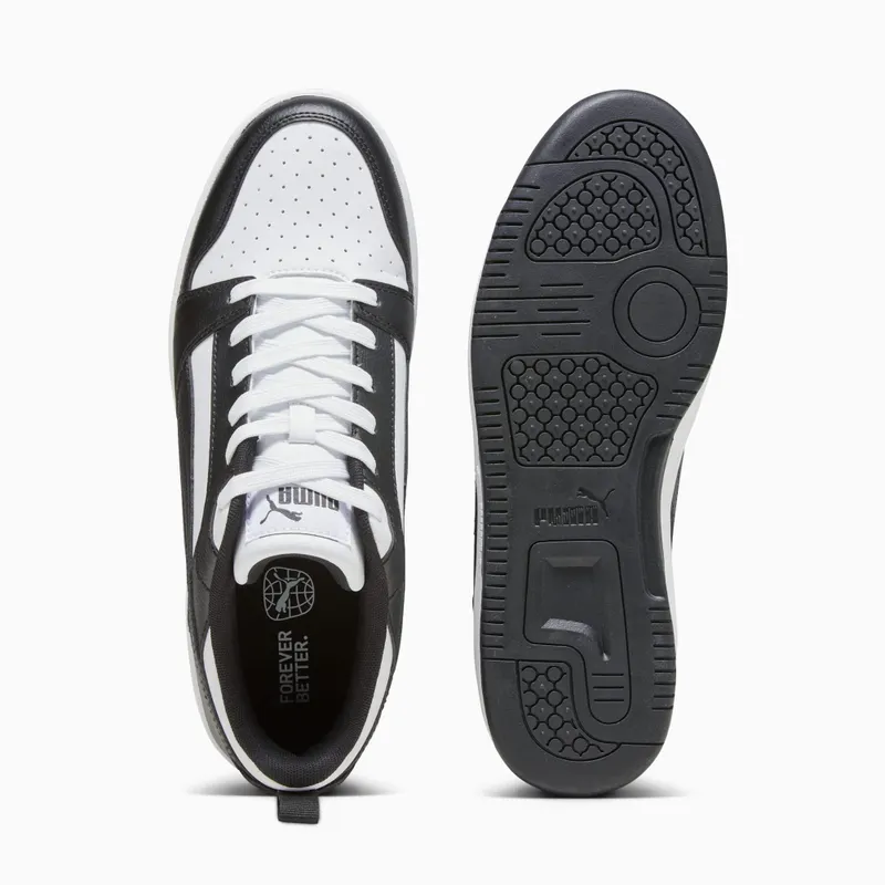 Puma Rebound V6 Laag White/Black (392328-01)