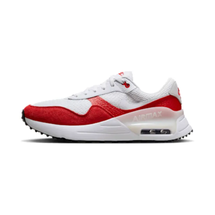 Nike Air Max SYSTM “White / University Red / Photon Dust” (DM9537-104)