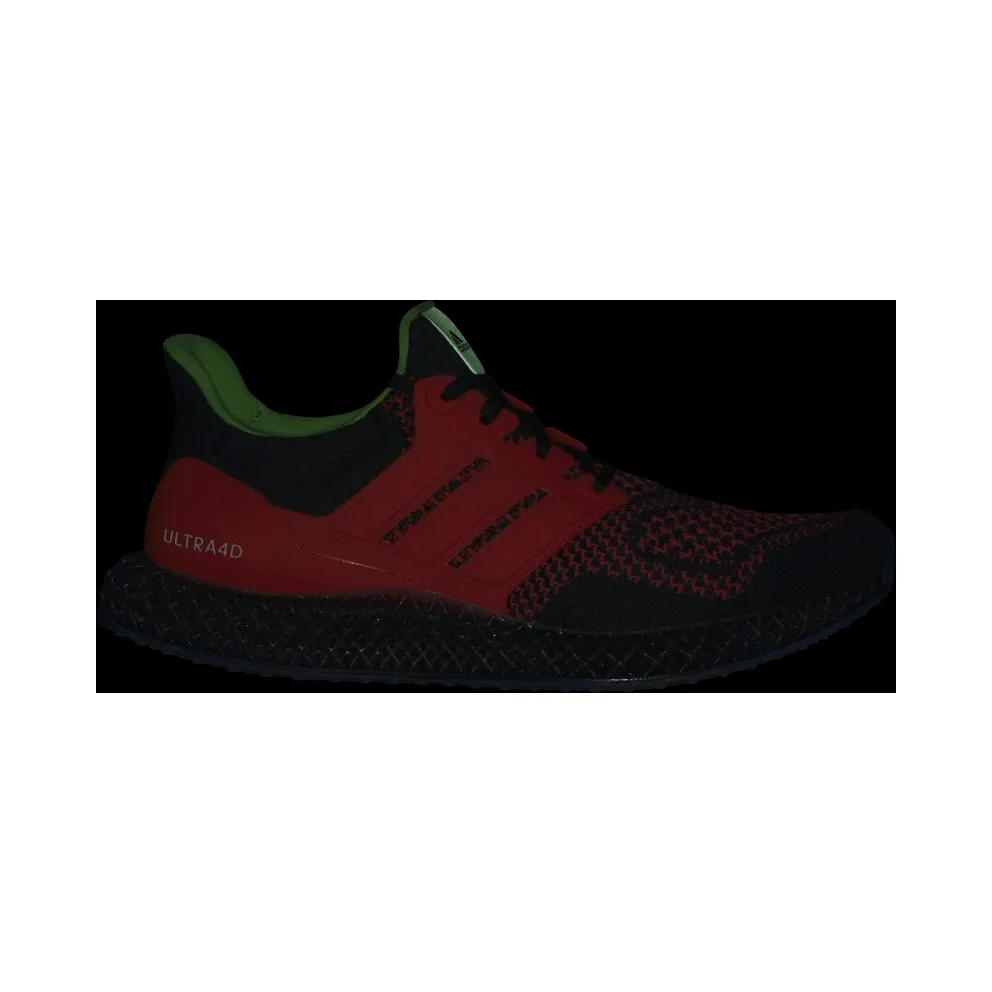 Adidas Ultra adidas 4D Core Black / Bright Red / Semi Solar Green (HP9737)