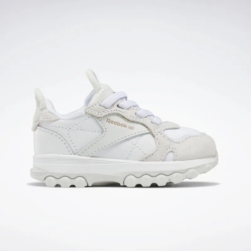 Reebok Cardi B Classic Leather Schoenen Cloud White / Pure Grey 1 / Golden Bronze