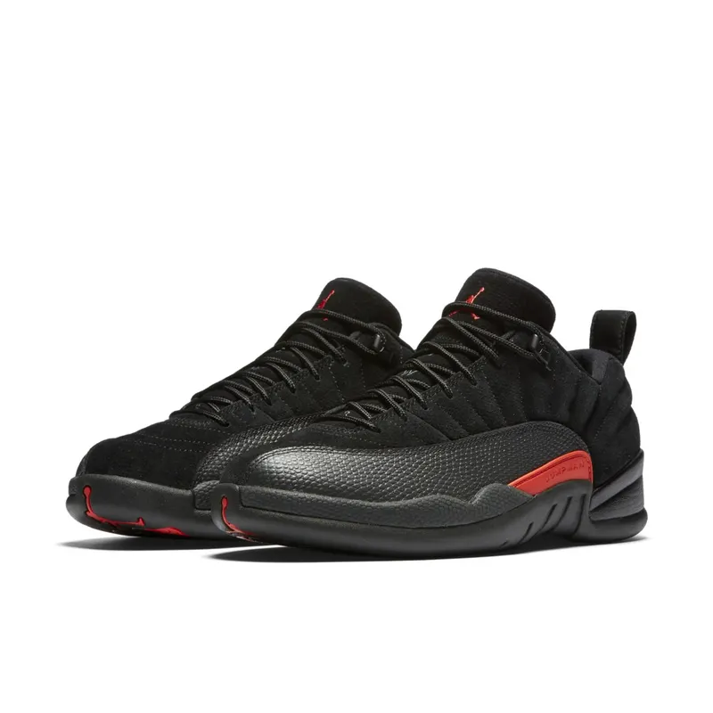 Jordan 12 Retro Low Max Orange Black/Max Orange-Anthracite-Metallic Silver (308317-003)