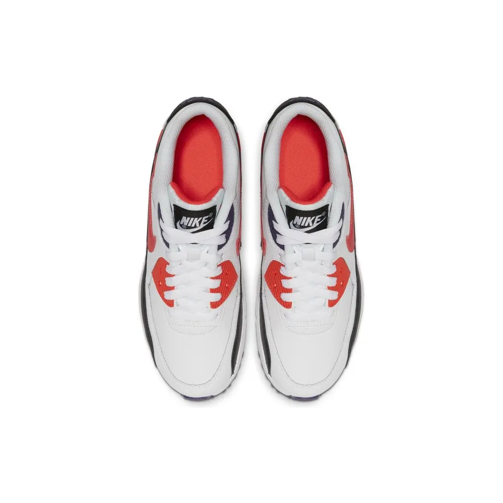 Nike Air Max 90 LTR White Crimson (GS) White/Crimson/Black (833412-117)
