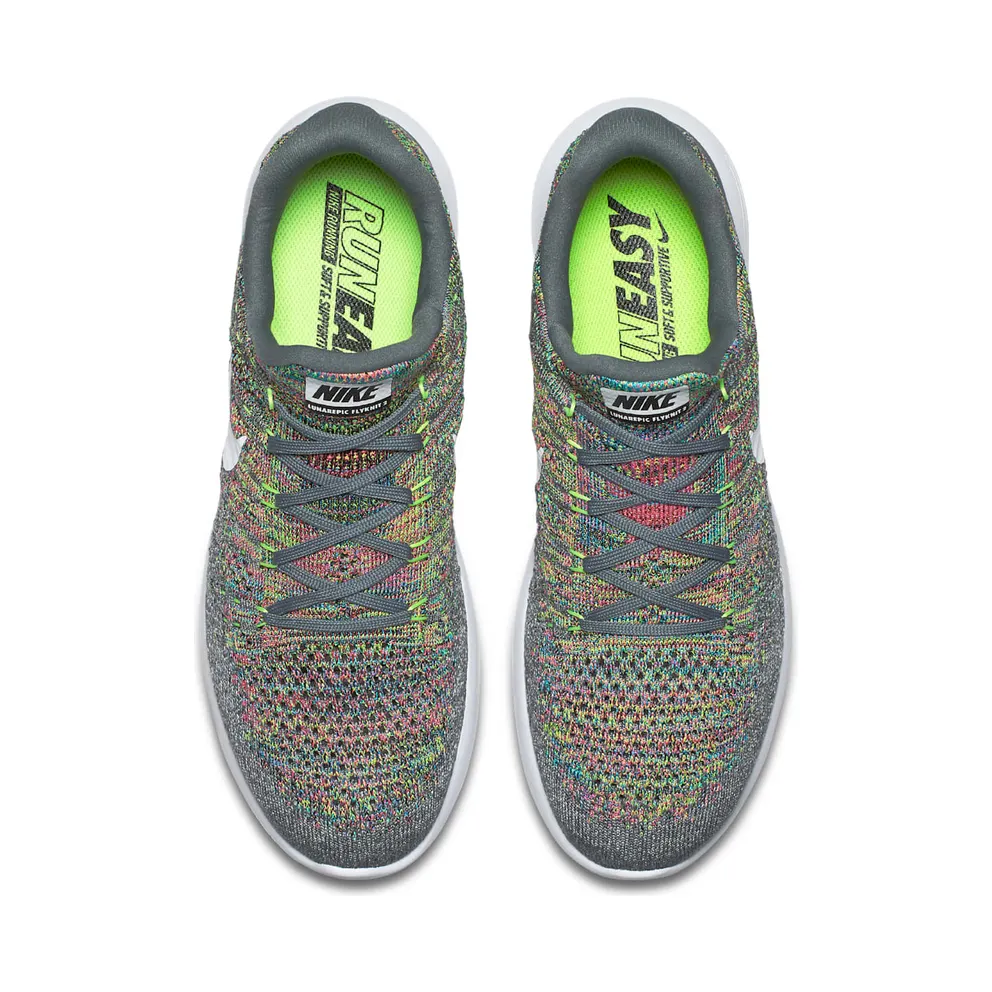 Nike Lunarepic Low Flyknit 2 Cool Grey/White-Volt-Blue Glow Cool Grey/White-Volt-Blue Glow (863779-003)