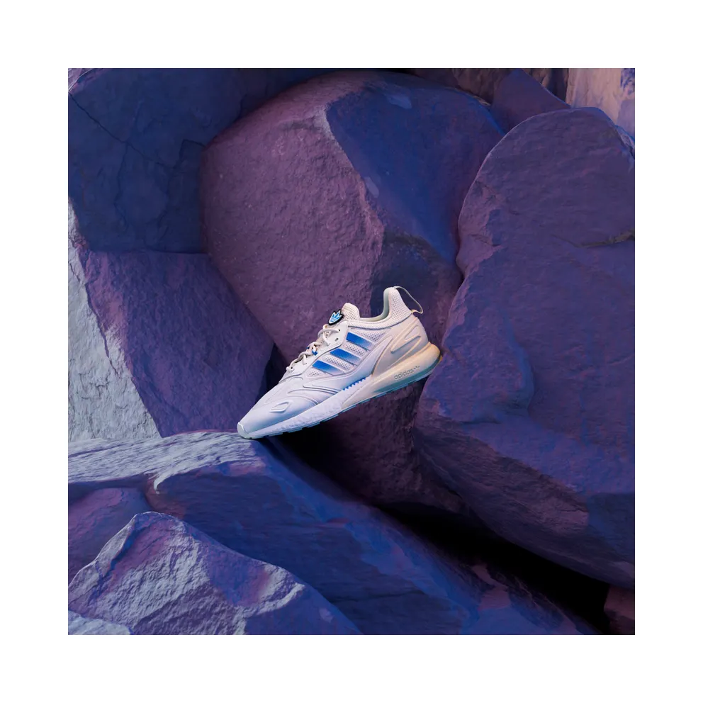 Adidas ZX 2K Boost 2.0 Cloud White / Off White / Blue Bird (GX1007)