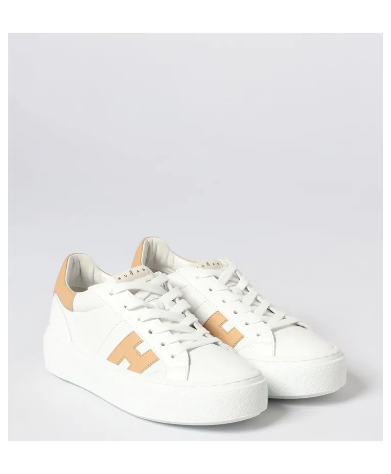 Hogan Crosswind Leather Sneakers White (HXW7050GB00UYE0RWZ)