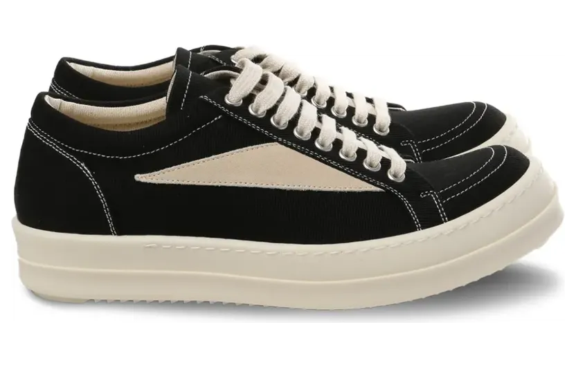 Rick Owens DRKSHDW Sneakers met contrasterend vlak – Zwart (DS01F4803DOLVS)