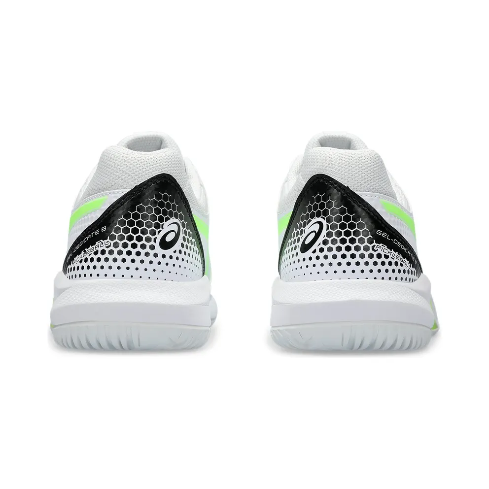 ASICS Gel-Dedicate 8 Pickleball White Lime Burst (1041A409-101)