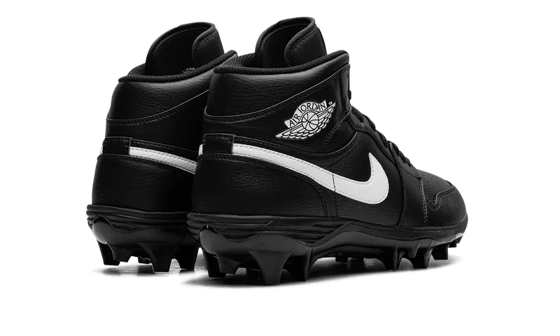 Jordan 1 Mid Cleat “Black / White” (FJ6805-001)