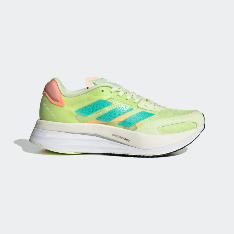 adidas Adizero Boston 10 Almost Lime / Mint Rush / Light Flash Orange (GY0906)