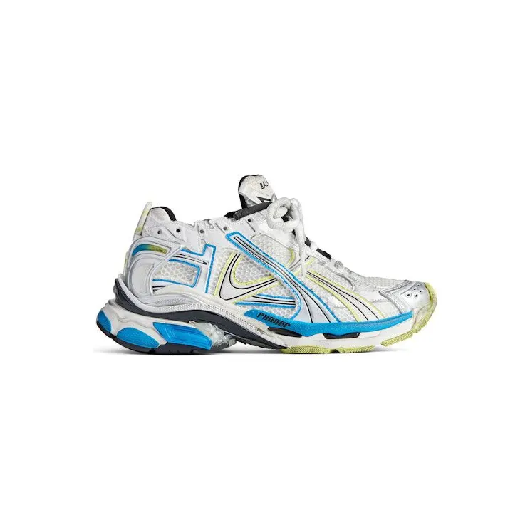 Balenciaga Runner White Yellow Blue (772774W3RMU9074)