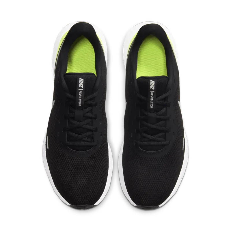 Nike  Revolution 5 Black Volt Black/Volt/White (BQ3204-010)
