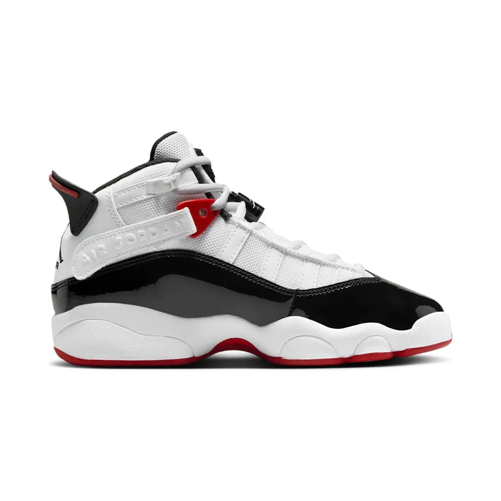 Jordan 6 Rings GS “White Varsity Red Black” (323419-164)