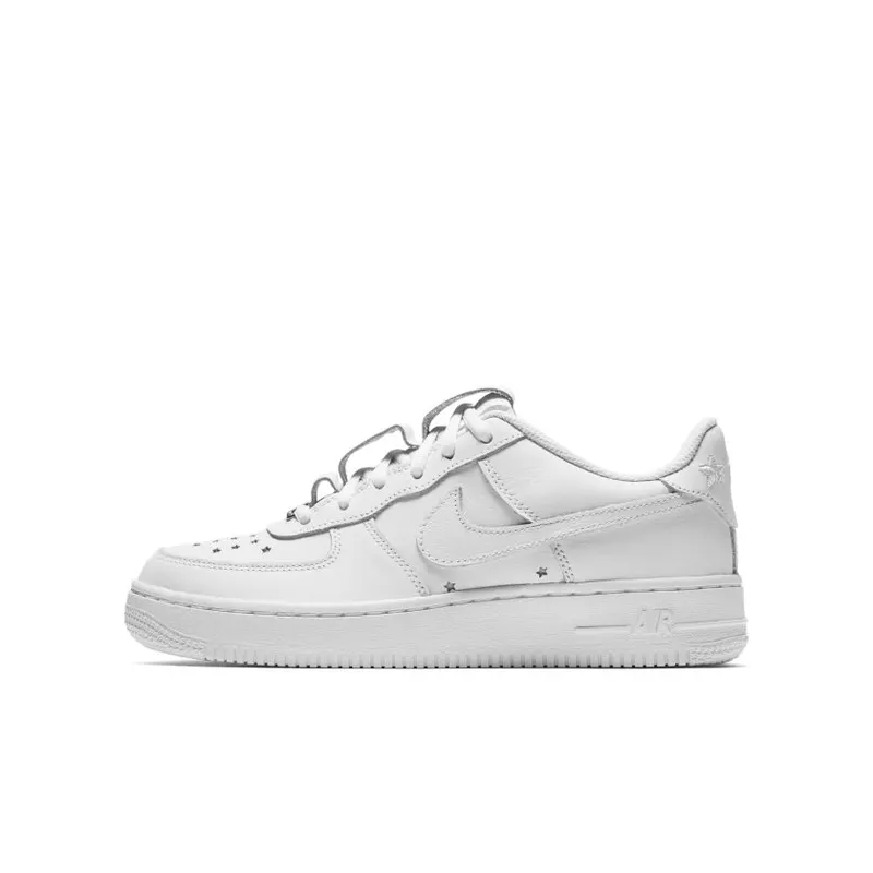 Nike Air Force 1 Low Independence Day 2018 White (GS) White/White-Midnight Navy (AR0688-100)