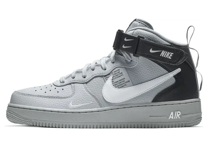 Nike Air Force 1 Mid Utility Wolf Grey Black