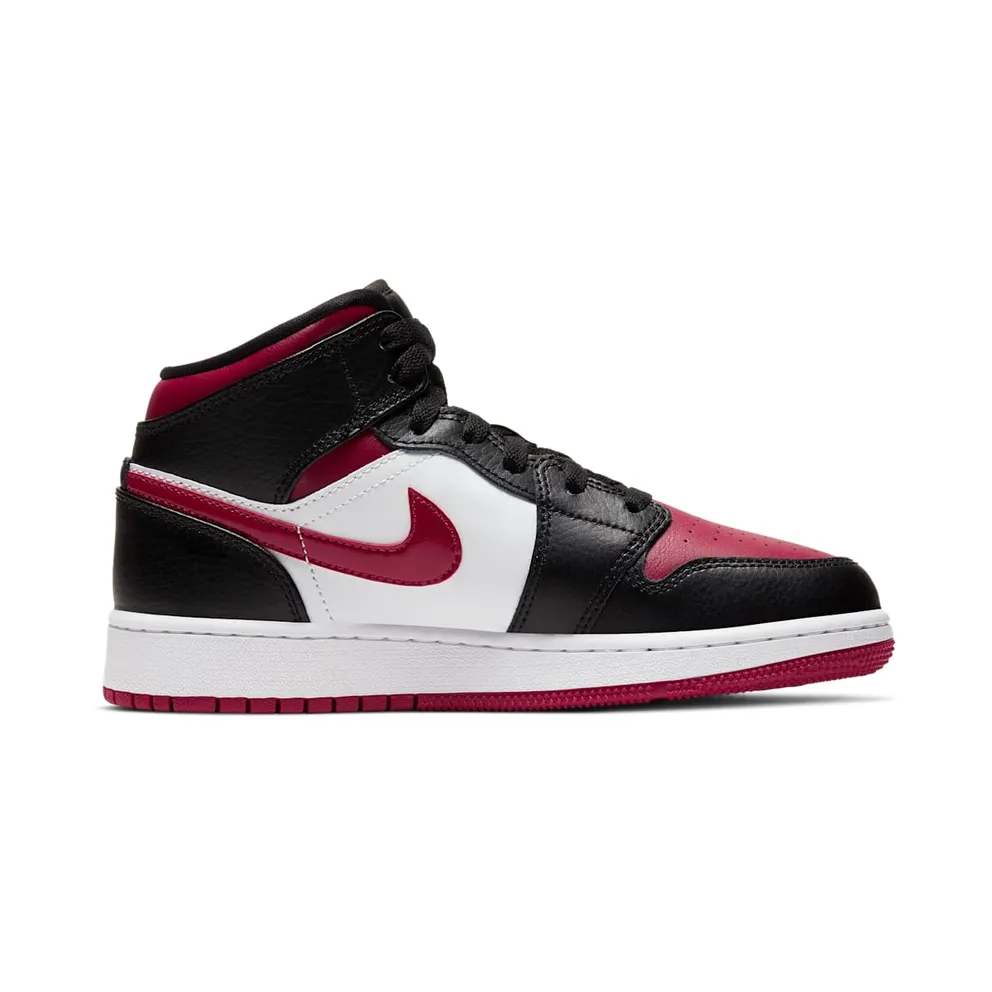 Air Jordan Nike AJ 1 Mid Bred Toe (GS) (2020) (554725-066)