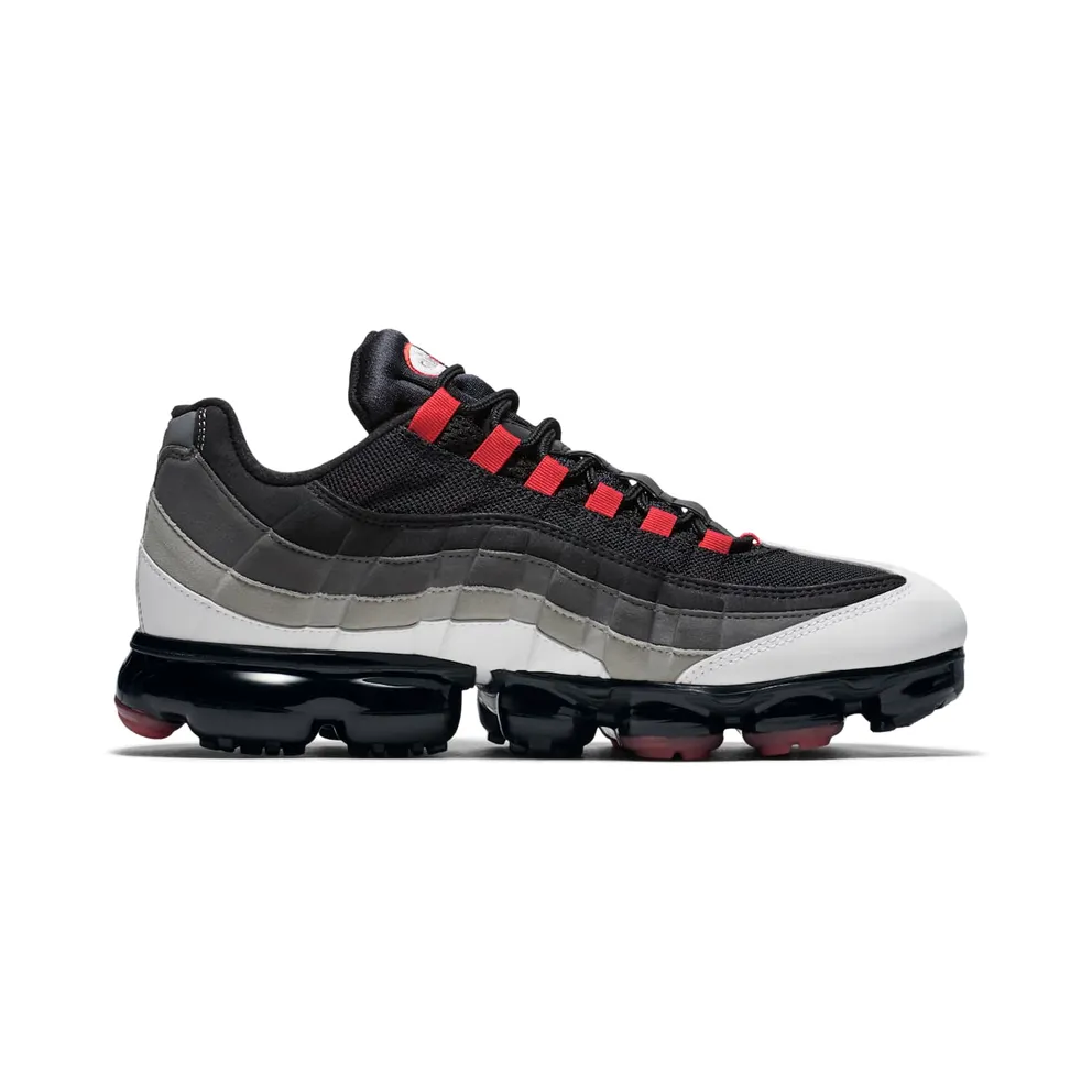 Nike Air VaporMax 95 Comet White/Hot Red-Dark Pewter-Granite (AJ7292-101)