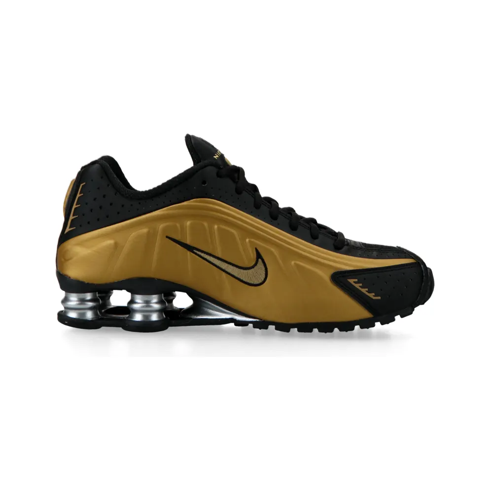 Nike Shox R4 (black / metallic gold / metallic silver) – AR3565-005