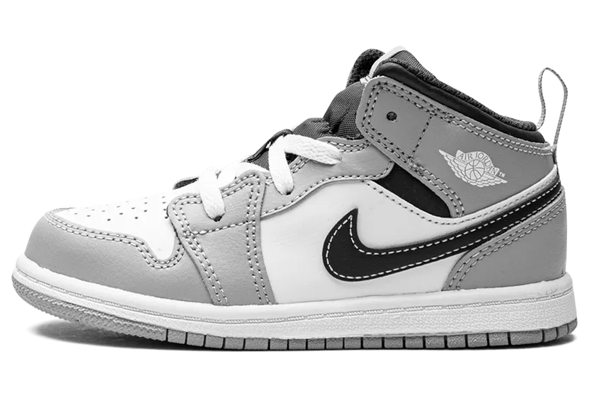 Jordan 1 Mid Light Smoke Grey (2022) (TD) (640735-078)