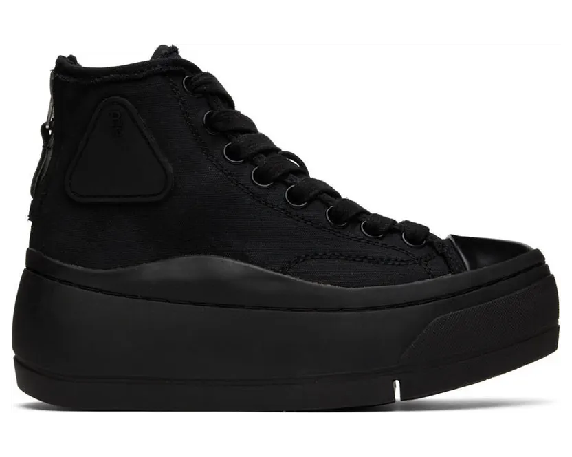 R13 Black Kurt Sneakers (R13MS5029-S001B)