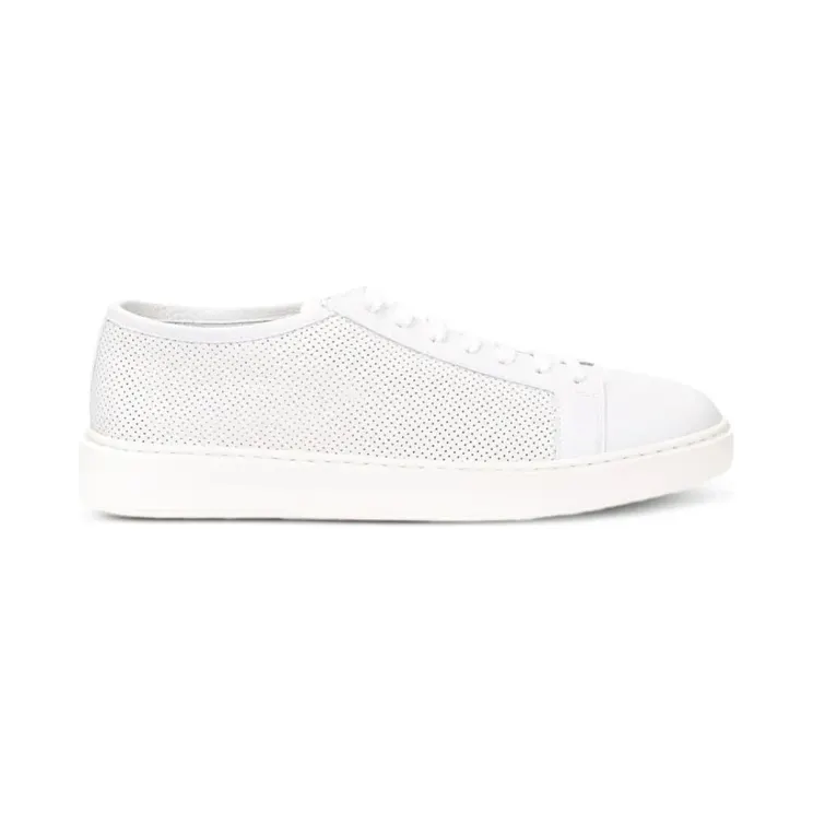 Santoni Geperforeerde leren “White” (MBCD21443BARCDIK)