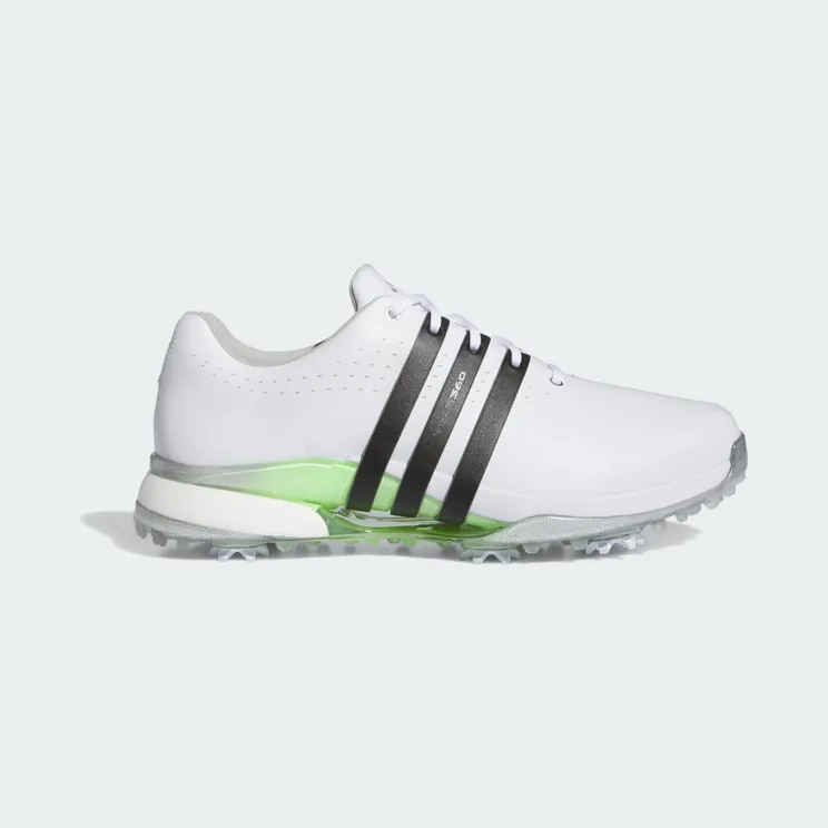 adidas Tour360 24 Wide Golf Cloud White Core Black Green Spark (IF0247)