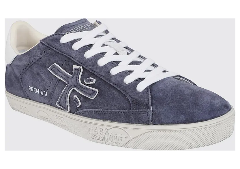 Premiata Steven Suede Sneakers Navy (STEVEN6643)
