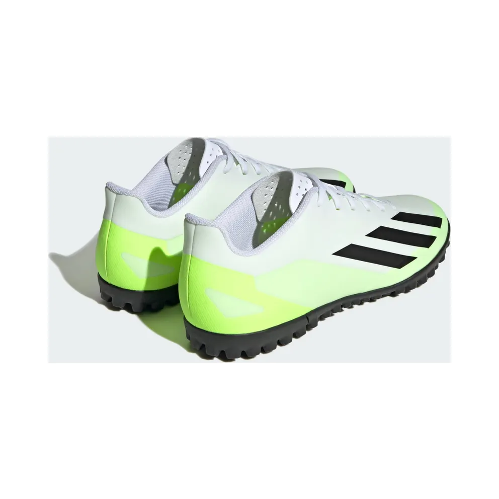 adidas X Crazyfast.4 Turf Cloud White Core Black Lucid Lemon (IE1583)
