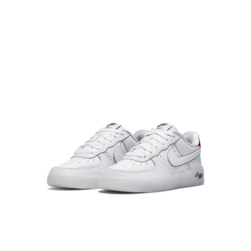 Nike Air Force 1 Low Be True 2020 (PS) White/Multi-Color-White (CW7439-100)
